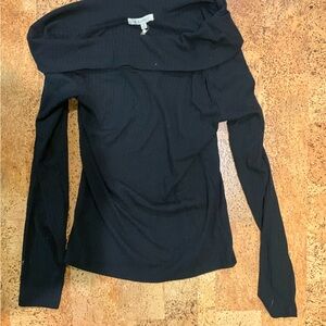 Z Supply Black Long Sleeve Top